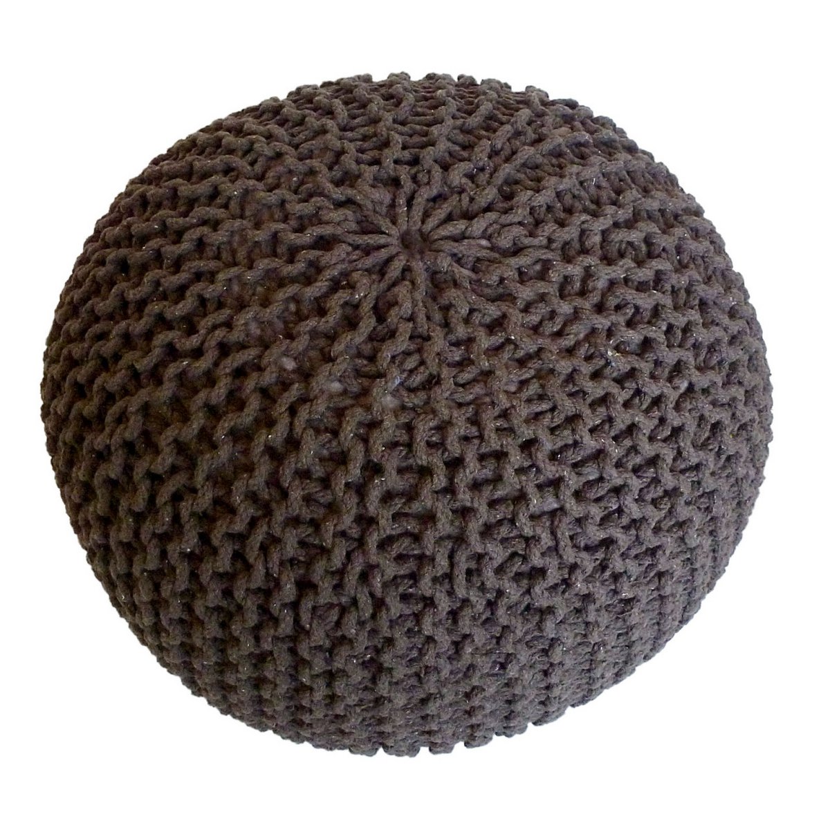 Pouf Ø 55 H 37 H 37 brei -kruk stoel pouf vloerkussen duurzaam