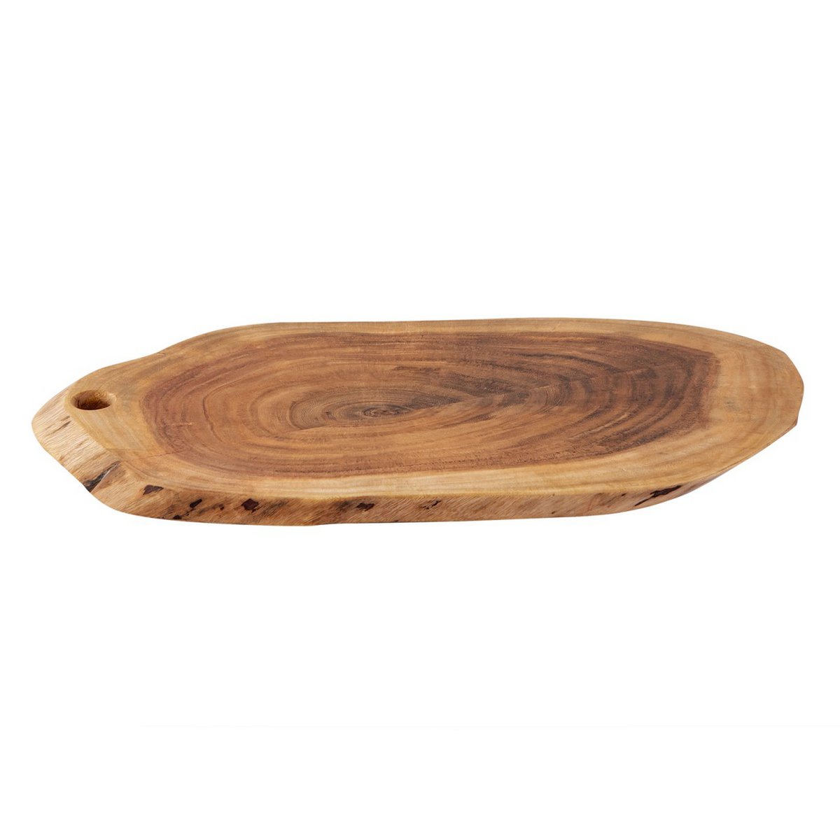 Boomschijfje van servicebord gelijmd 34x16cm of 52x24cm serveer tabletdecoratie Acacia massief