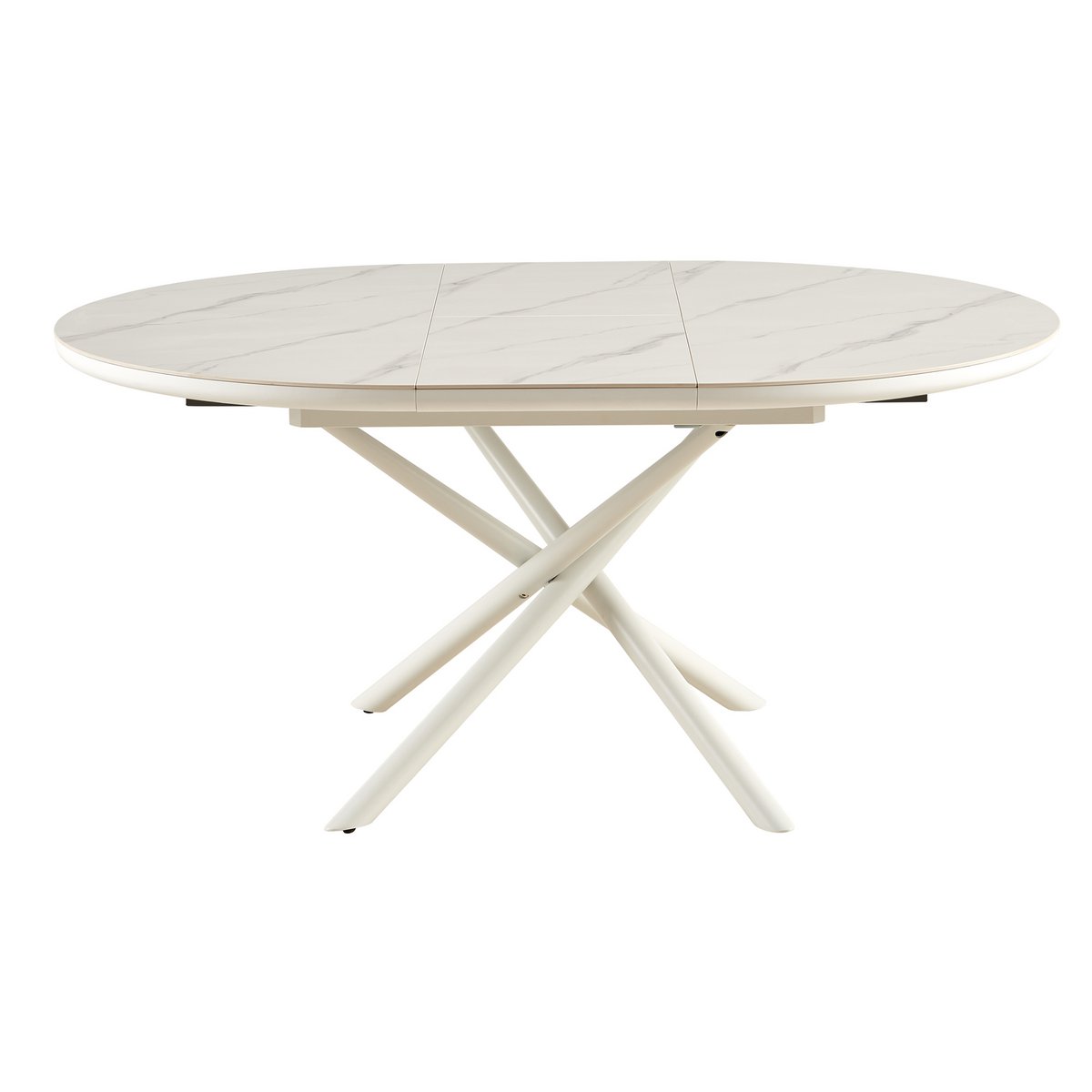 Eettafel Ø120 cm wit