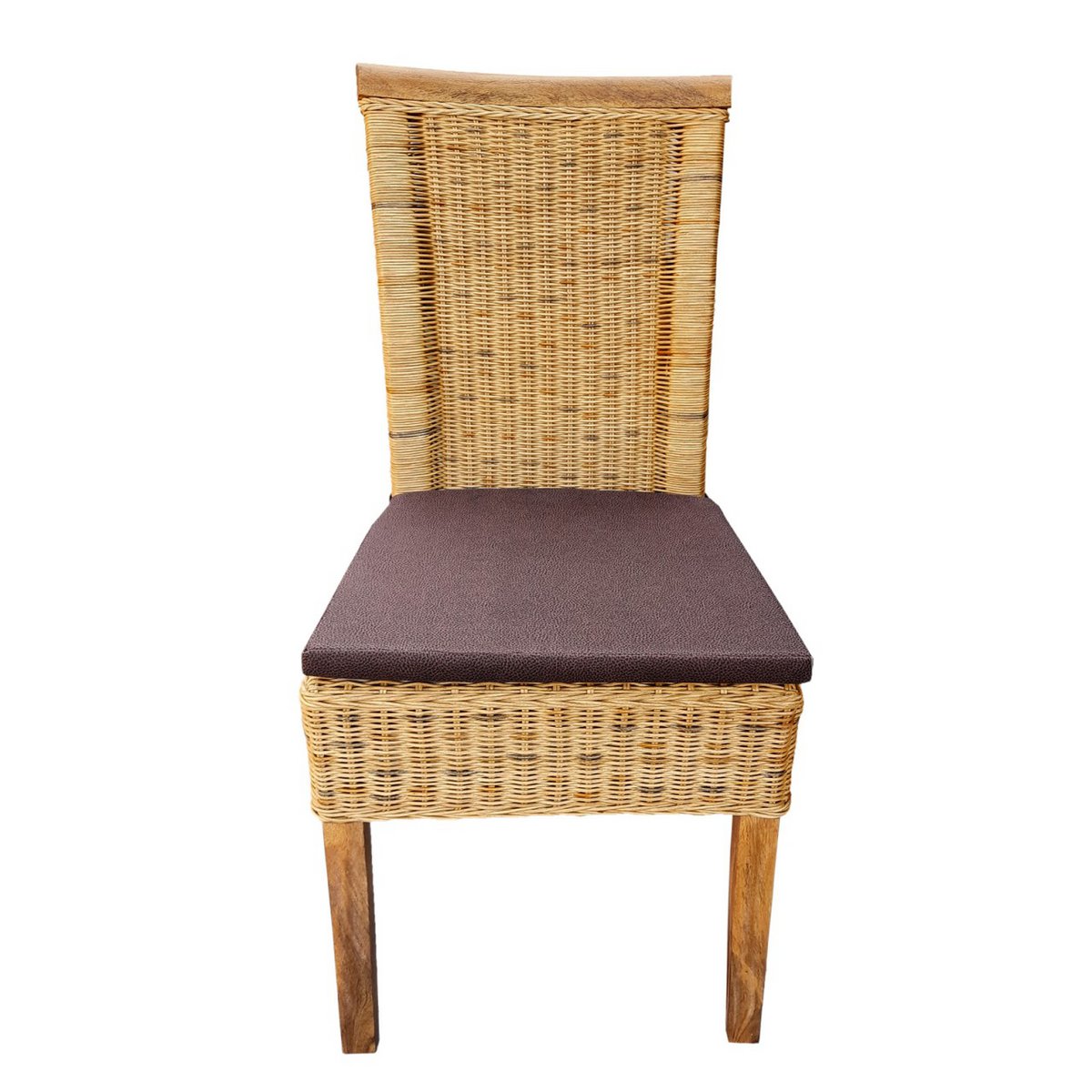 Rotan stoelenset van 6 eetkamerstoelen tabacco Perth rieten stoel rotan stoel duurzaam