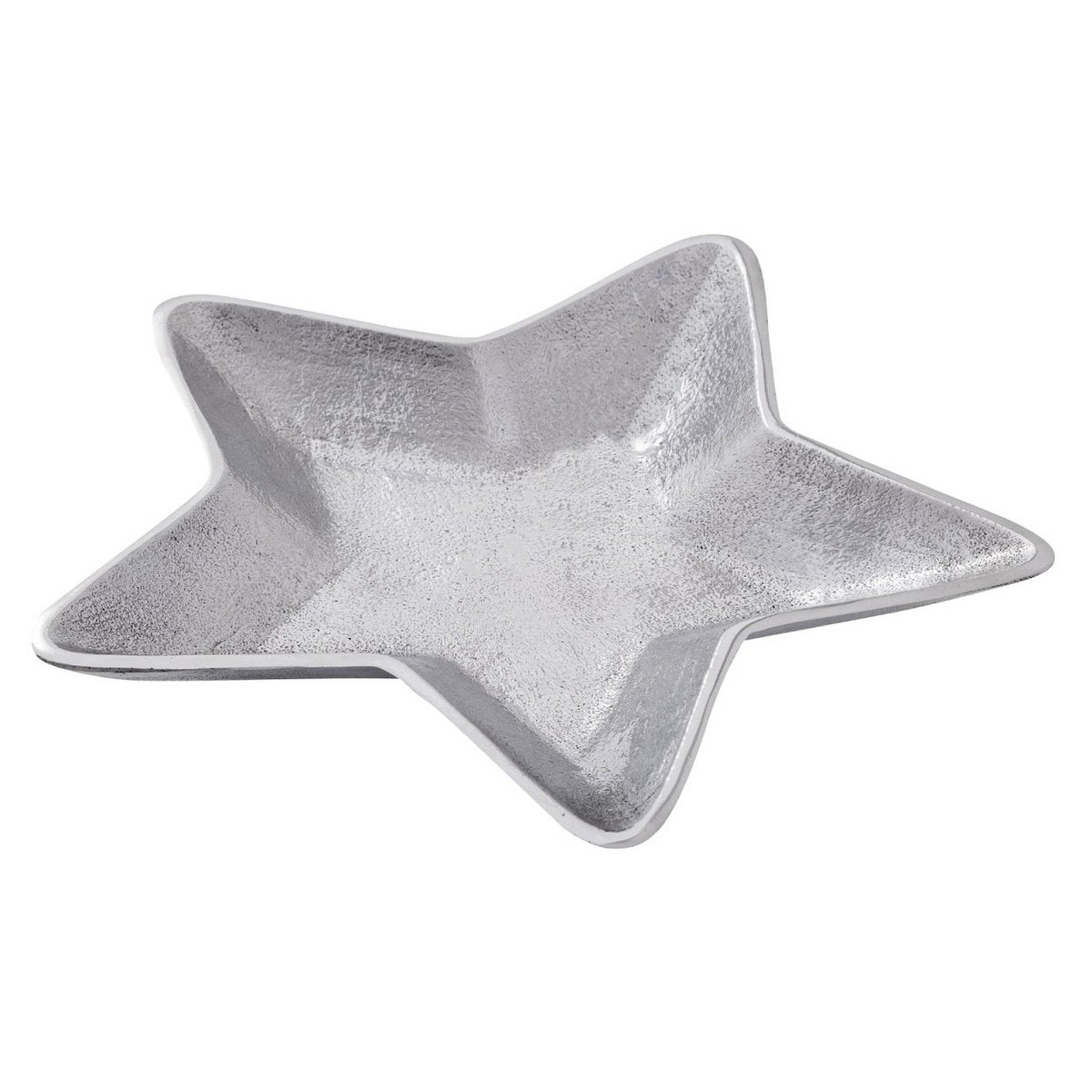 Deco Shell Star 2er Set Starlight Gold of Silver Christmas Decorations Aluminium