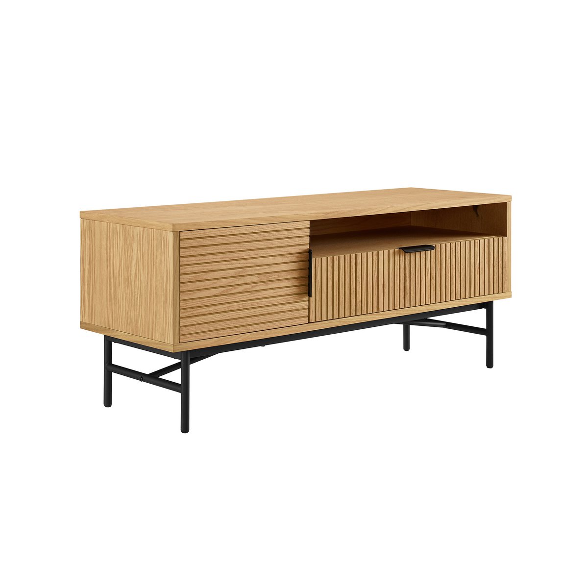 TV-meubel 120 cm eiken echt houtfineer