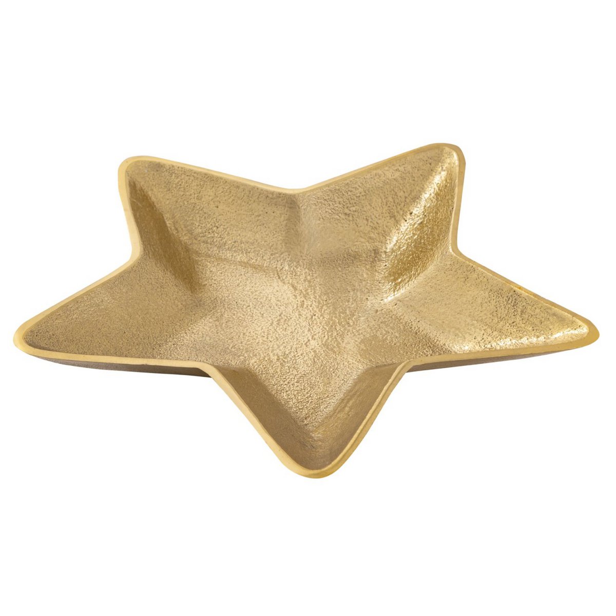 Deco Shell Star 2er Set Starlight Gold of Silver Christmas Decorations Aluminium