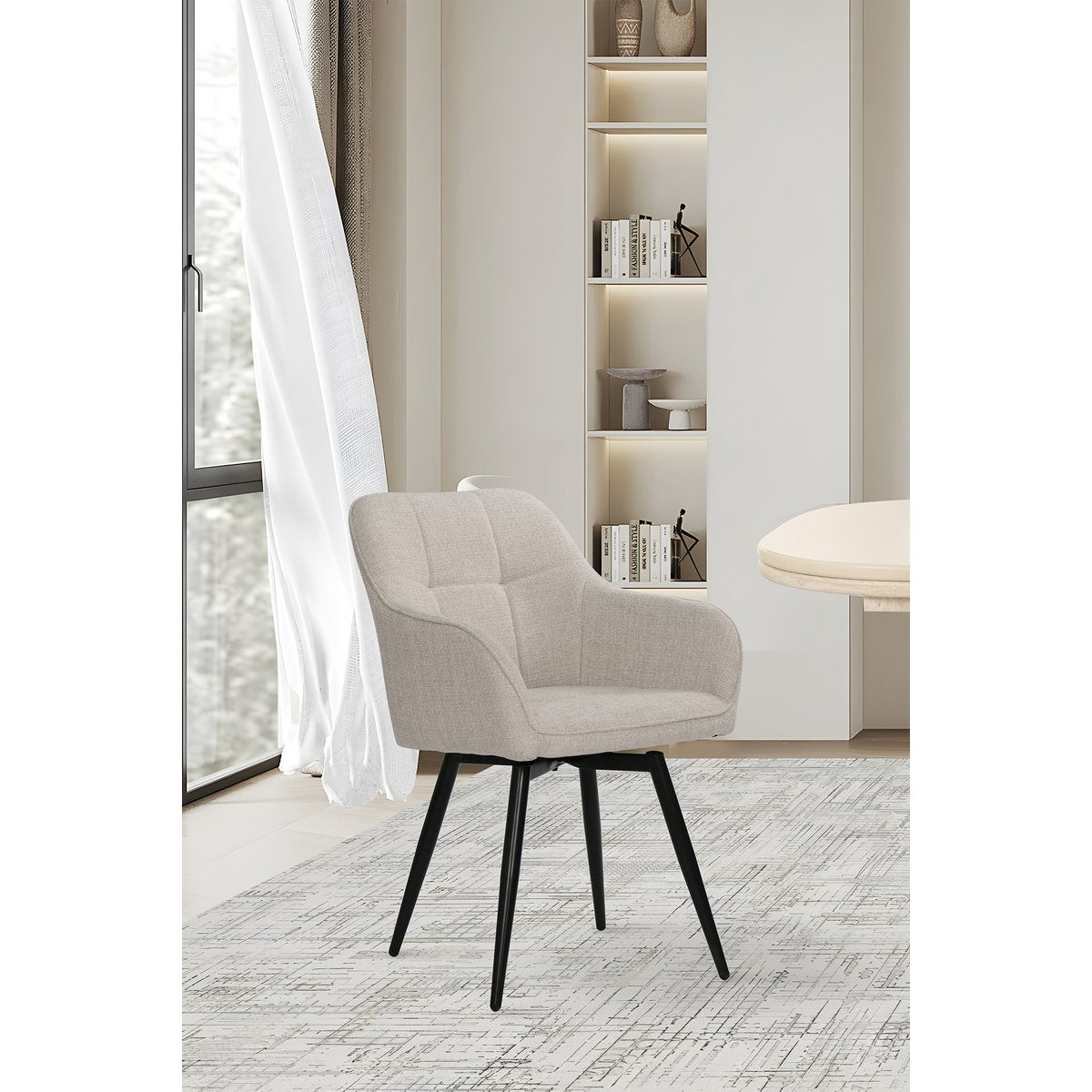 Set van 2 fauteuils met draaifunctie