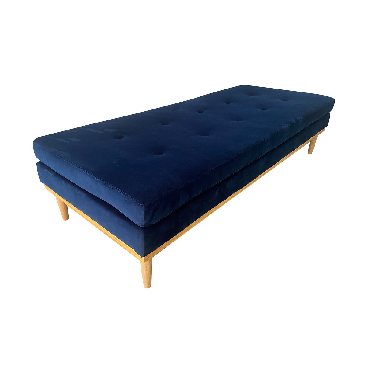 Dagbed fluweel blauw