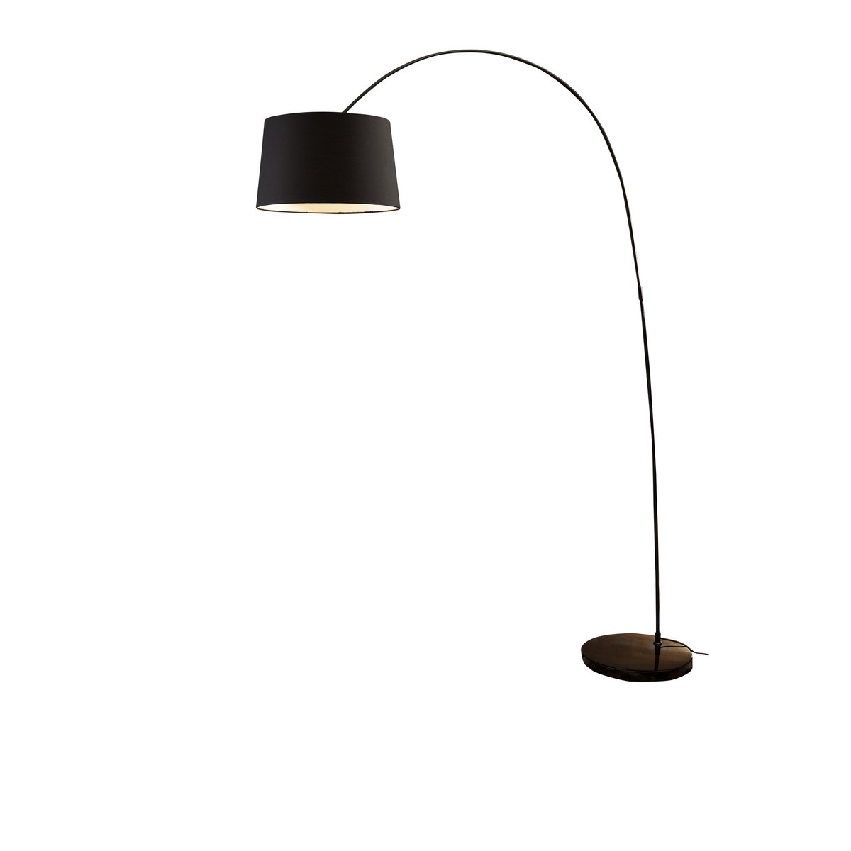 Booglamp 205 cm zwart