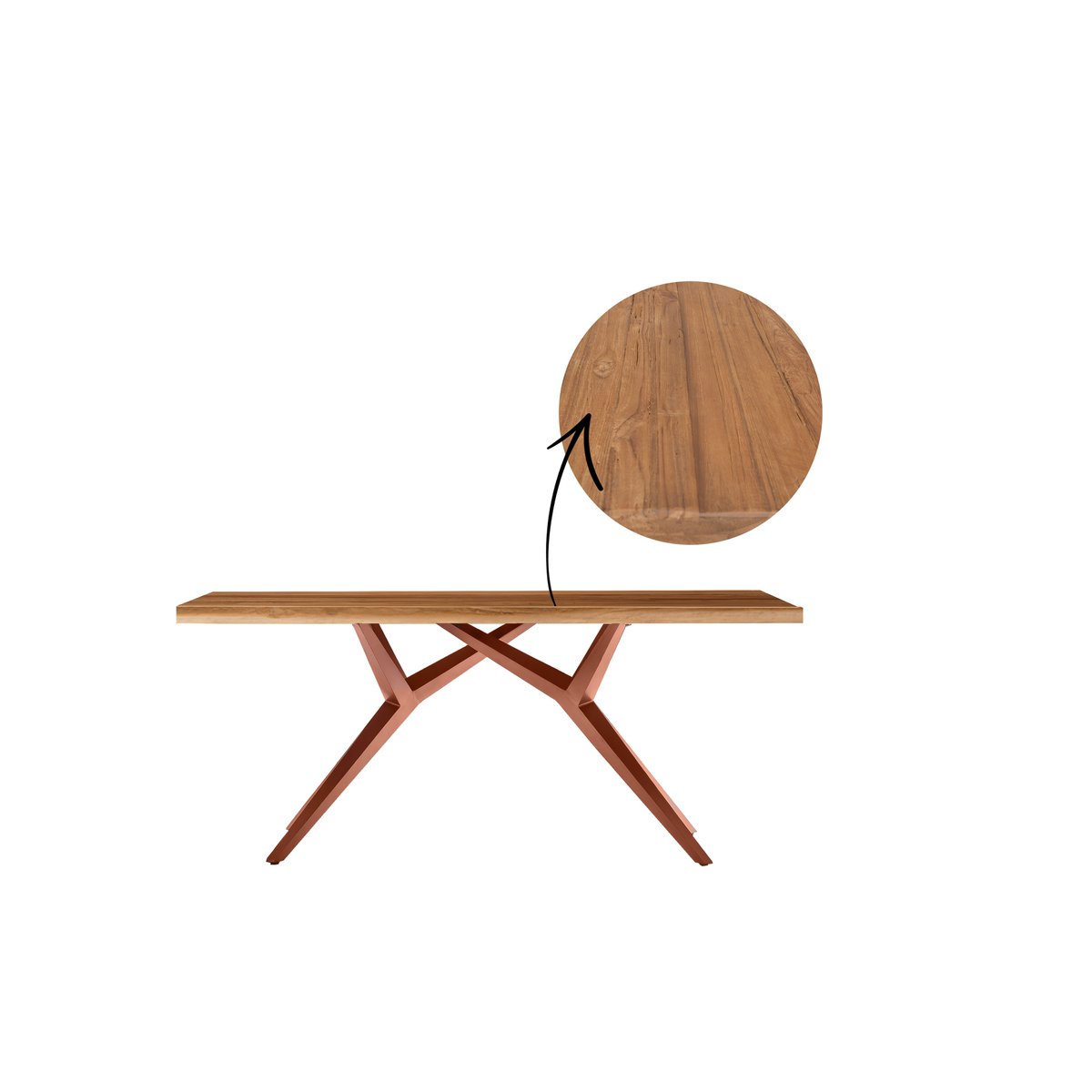 Tafel 220x100 cm