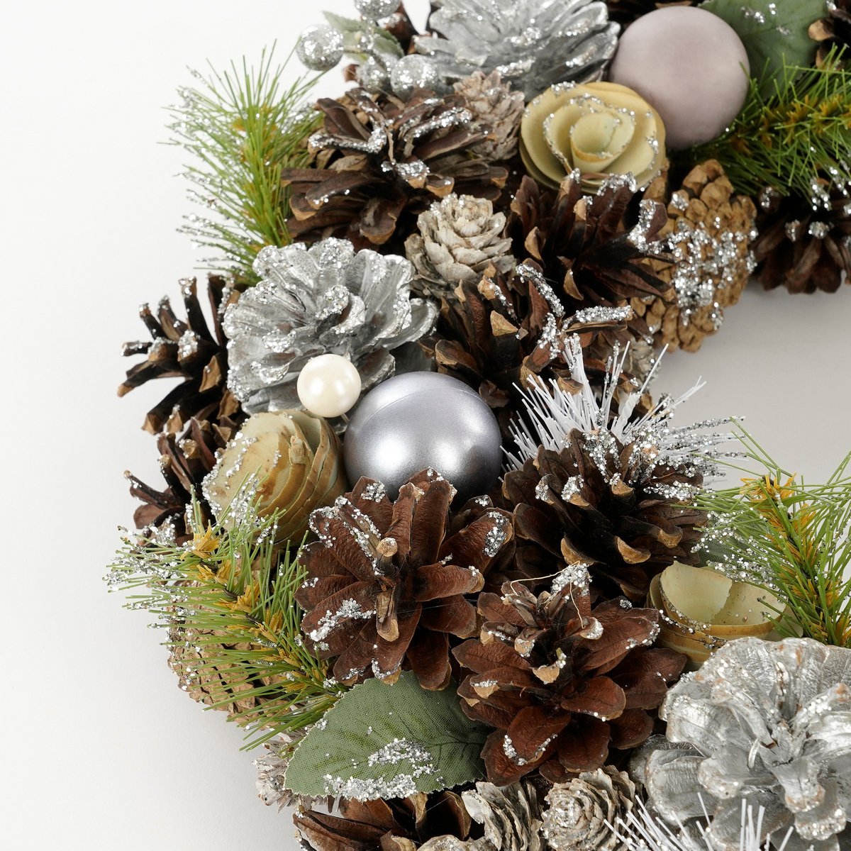 Kerstkrans  Perzik
