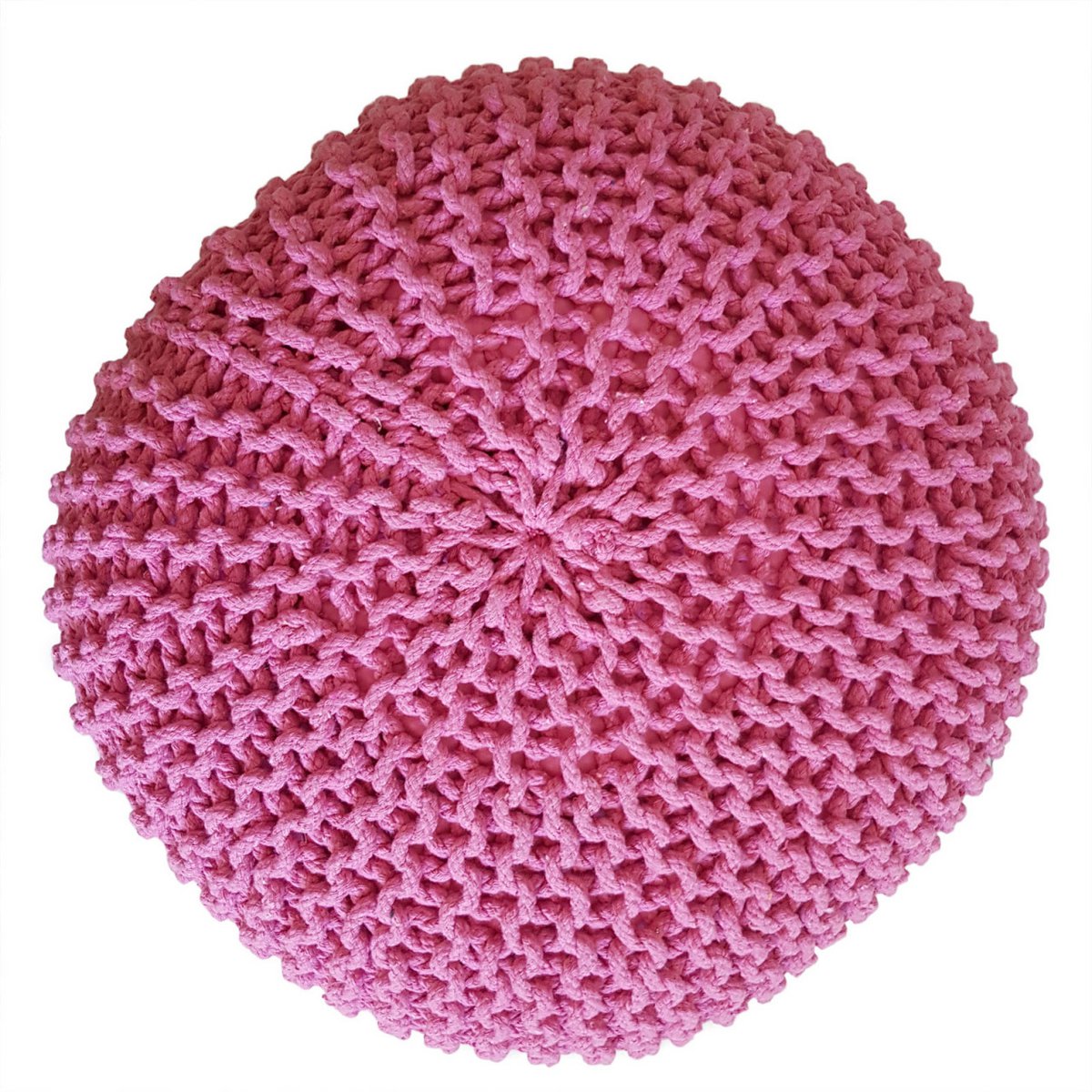 Pouf Ø 55 H 37 H 37 brei -kruk stoel pouf vloerkussen duurzaam
