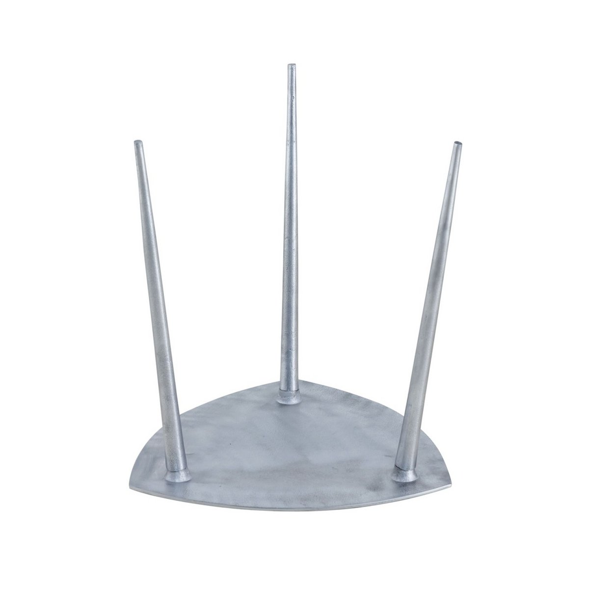 Bijzitter 4-delige metalen decoratieve tafel Alster 40x45x40 cm driehoekige klasse.