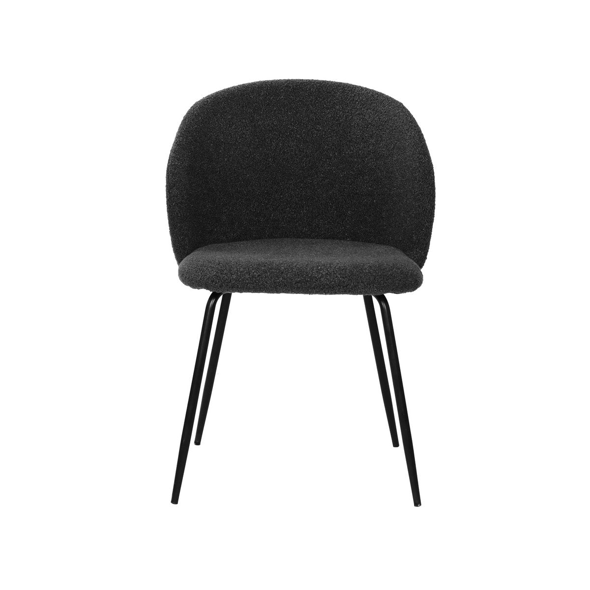 Set van 2 stoelen met structuurstoffen bekleding