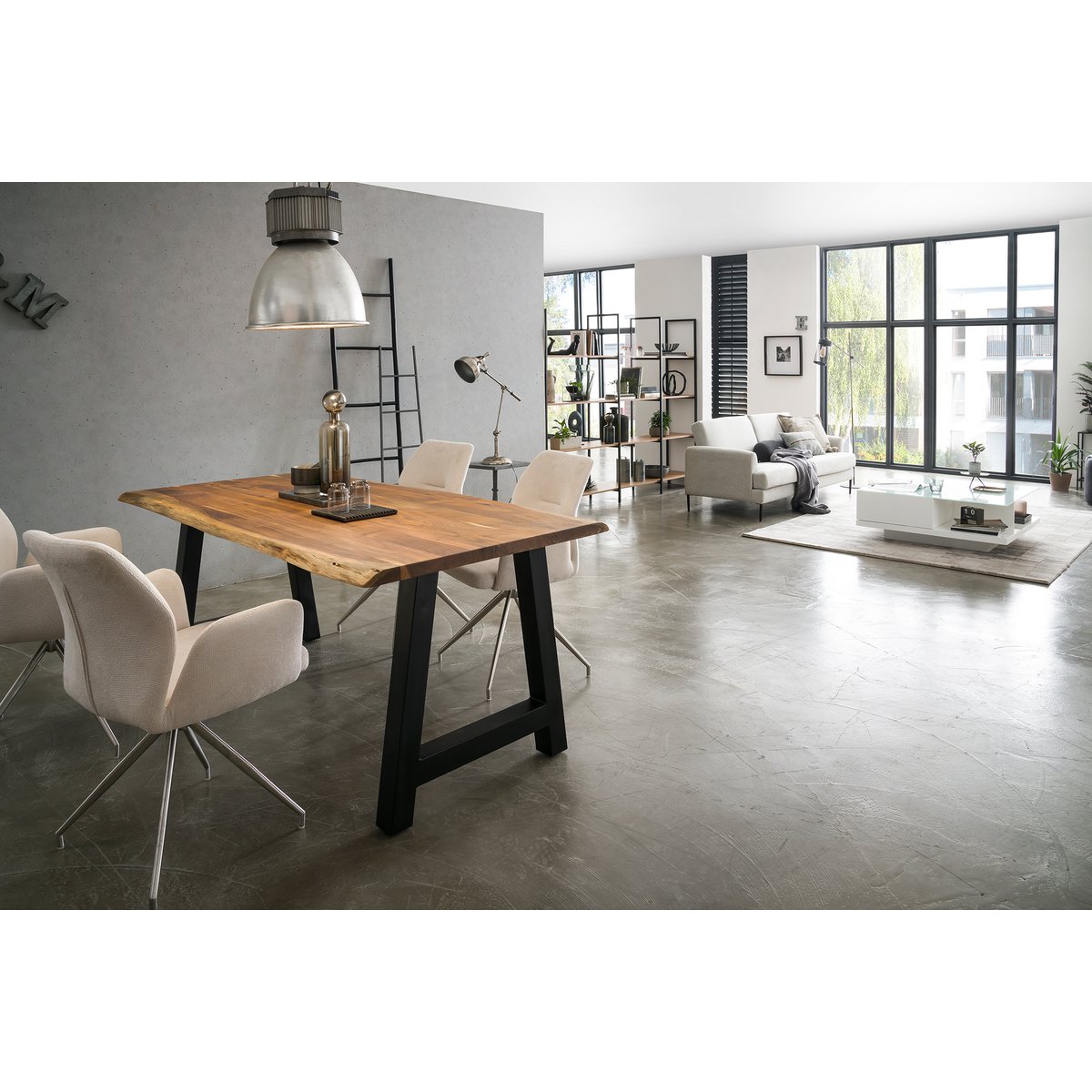 Acacia eettafel 220x110 cm