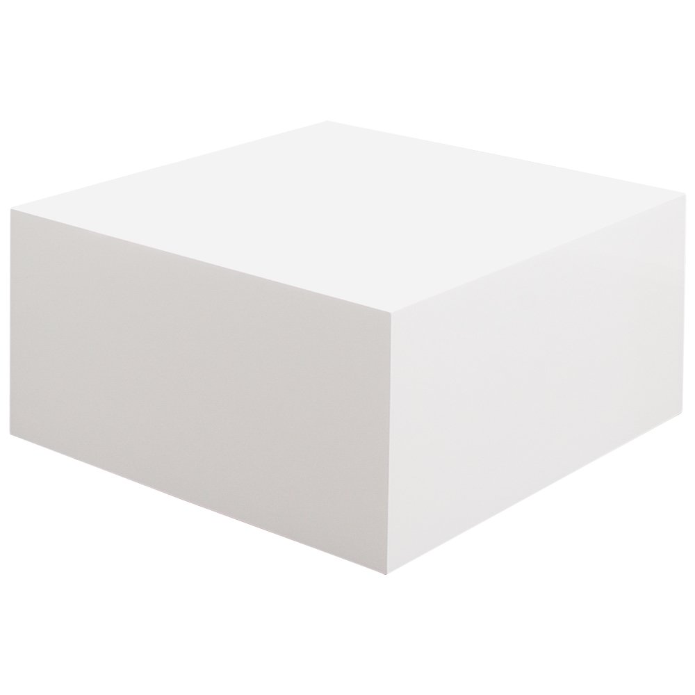 Salontafel 60x60x30cm wit