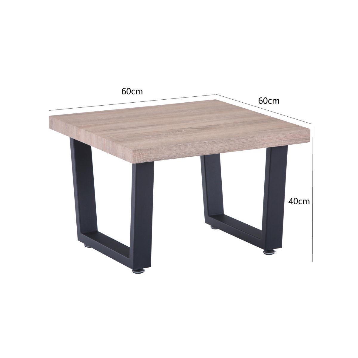 Salontafel 60x60x40 cm
