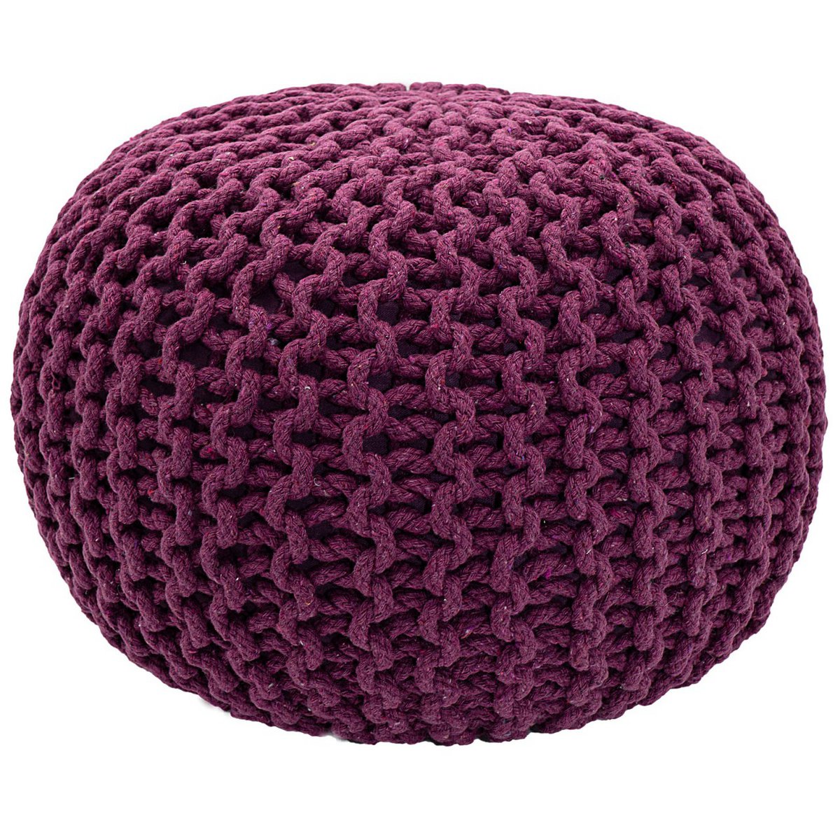 Pouf Ø 55 H 37 H 37 brei -kruk stoel pouf vloerkussen duurzaam