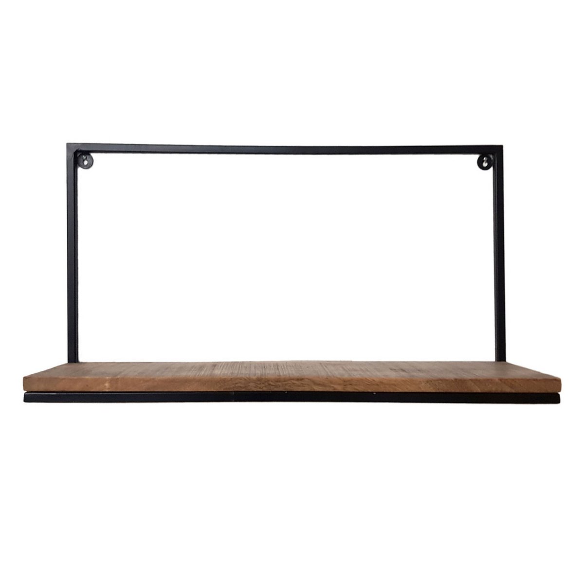 Boekenplank wandplank boekenkast 75 x 40 x 20 cm Liverpool metalen frame zwart mat