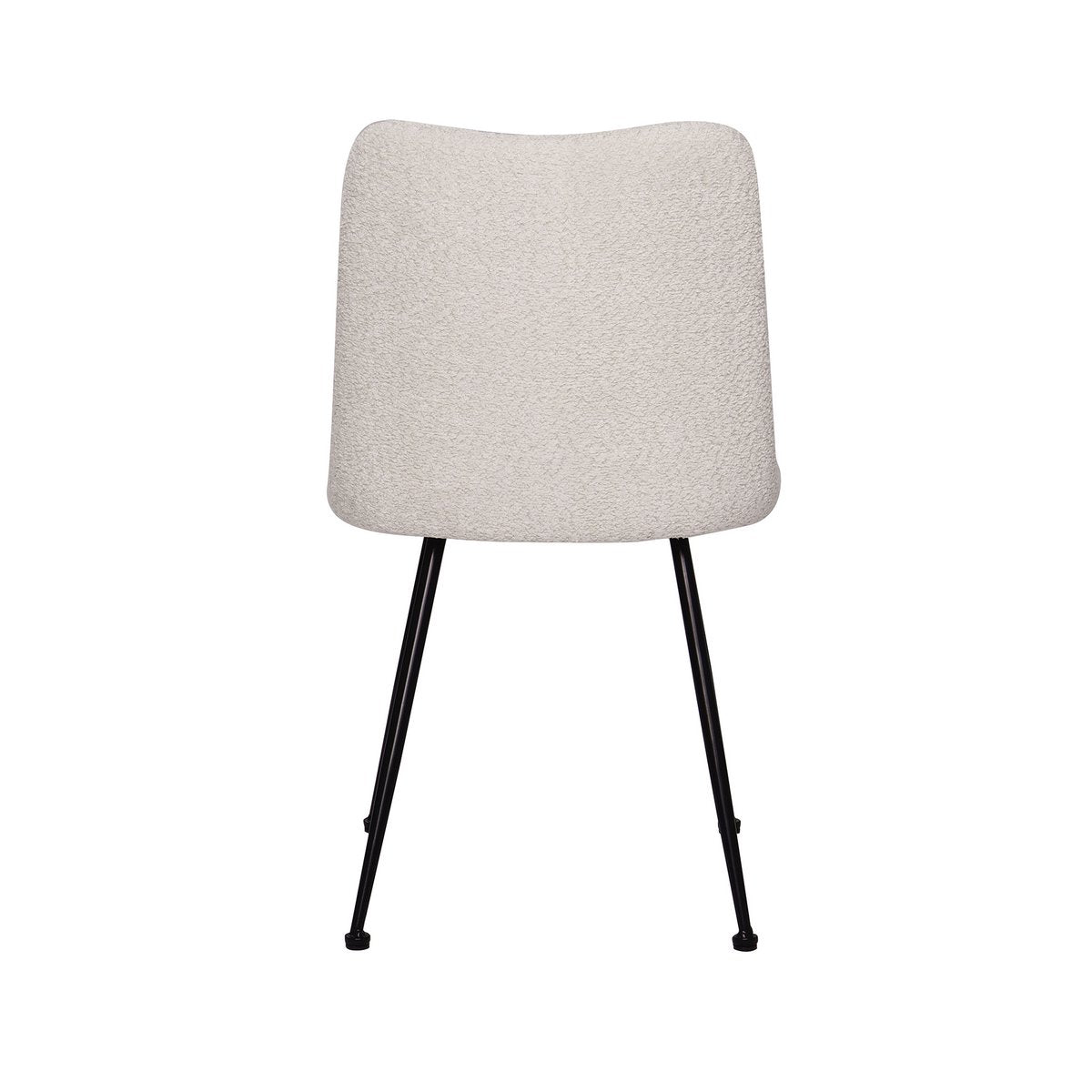 Set van 2 stoelen met bouclé bekleding