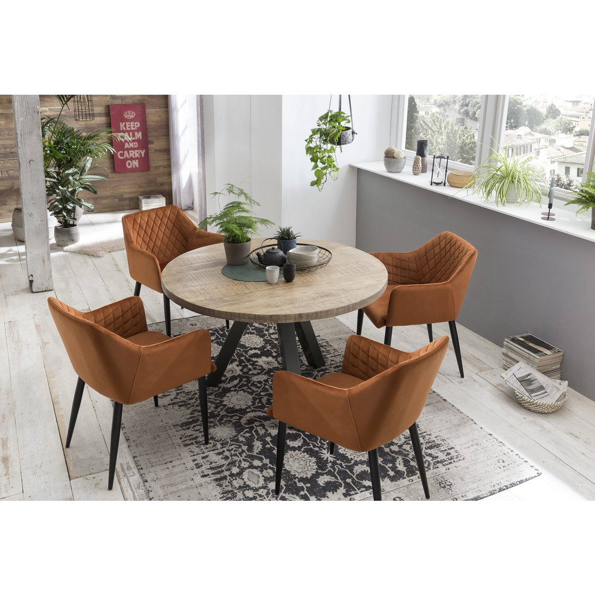 Tafel 120x120 cm