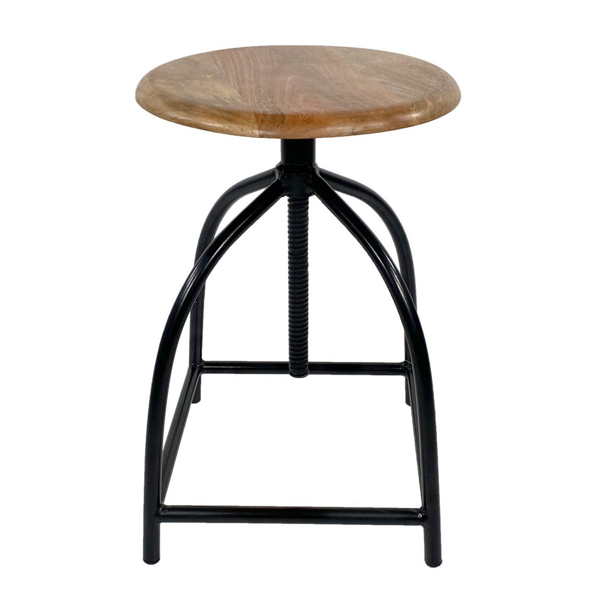 Draaikruk set van 2 stuks barkruk kruk draaistoel in hoogte verstelbaar Liverpool houten metalen frame