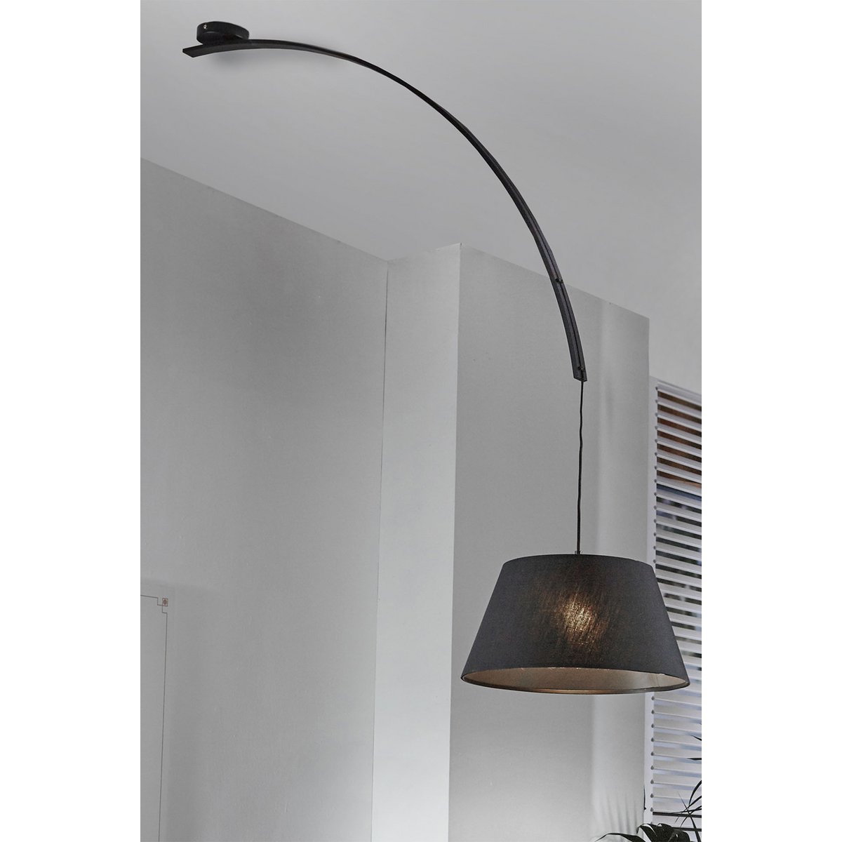 Hanglamp 45 x 125 cm zwart