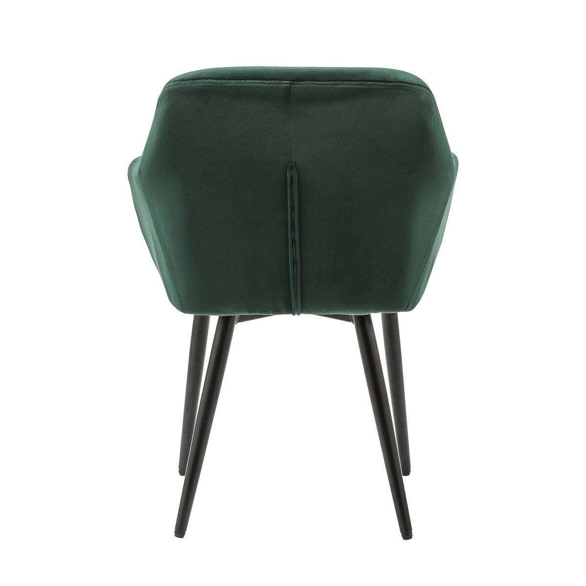 Groene fluwelen fauteuil