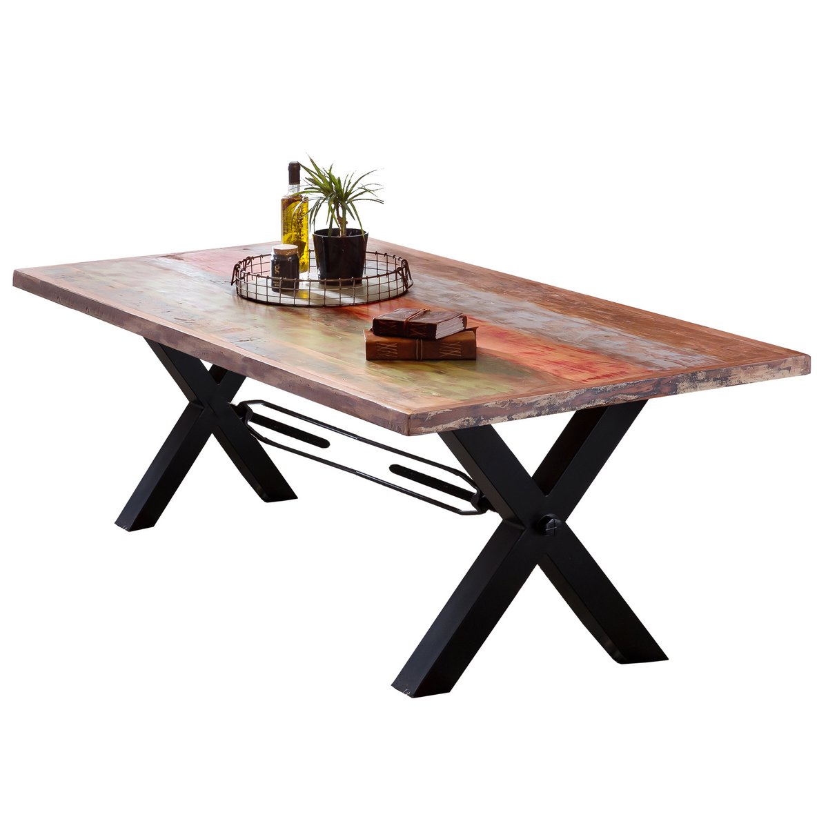 Antiek zwart tafelframe