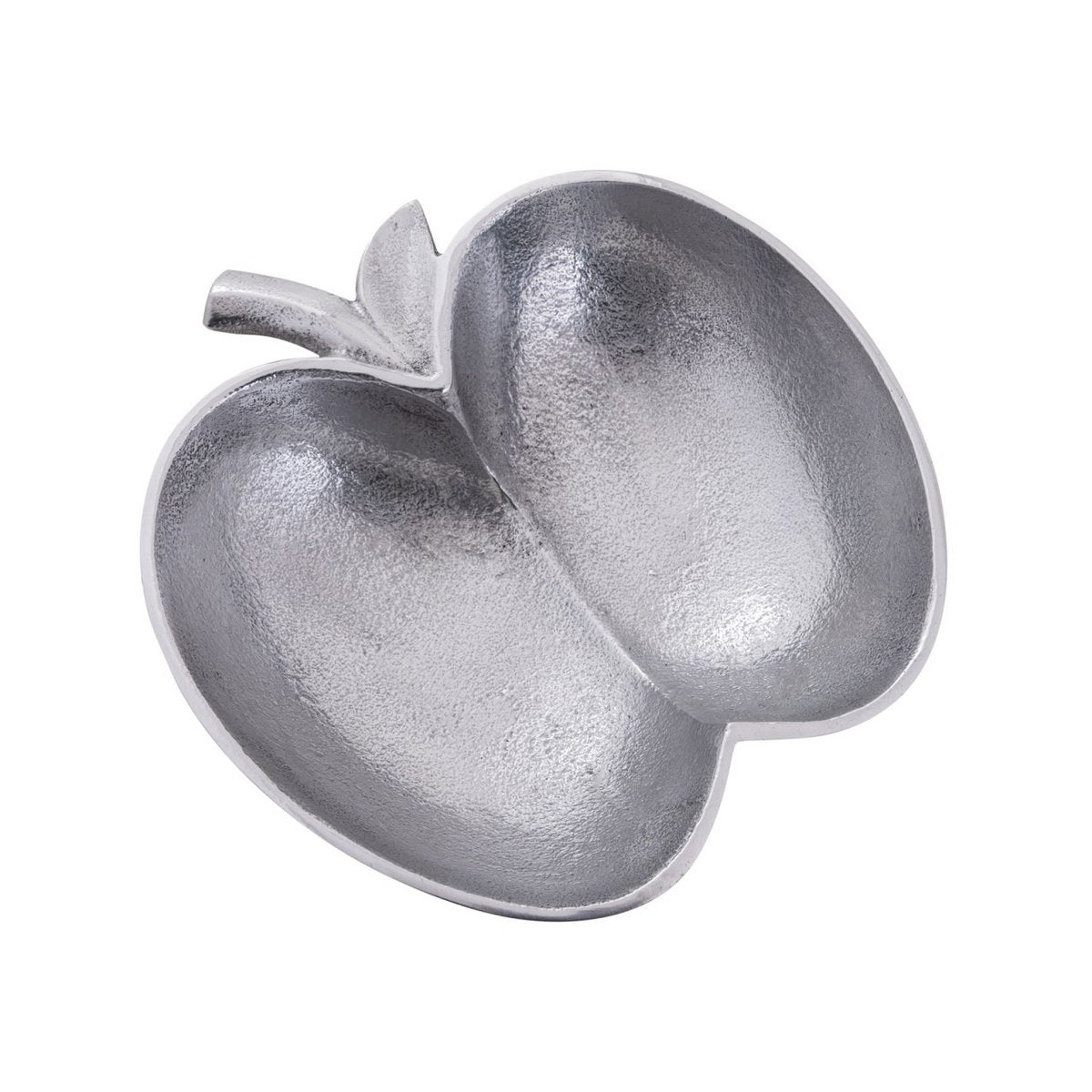 Apple Bowl Decoratieve schaal Apple goud of zilveren aluminium
