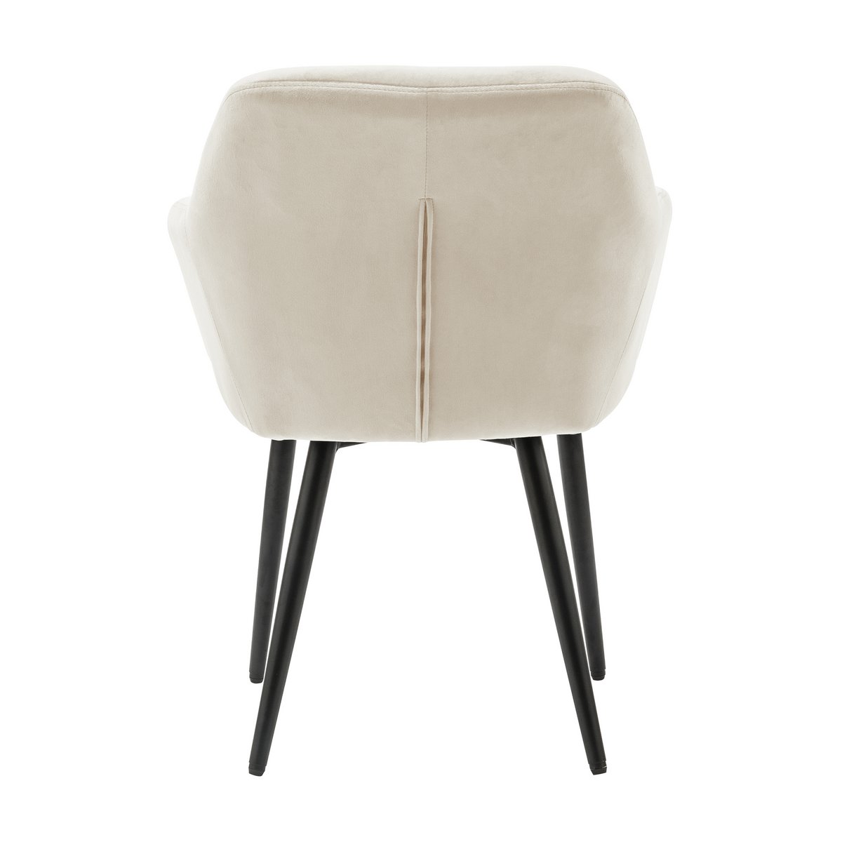 Fauteuil crème fluweel