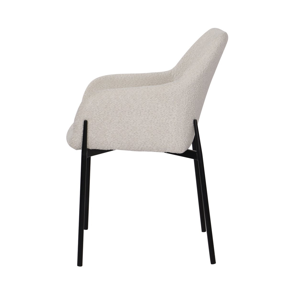 Set van 2 fauteuils met bouclé hoes