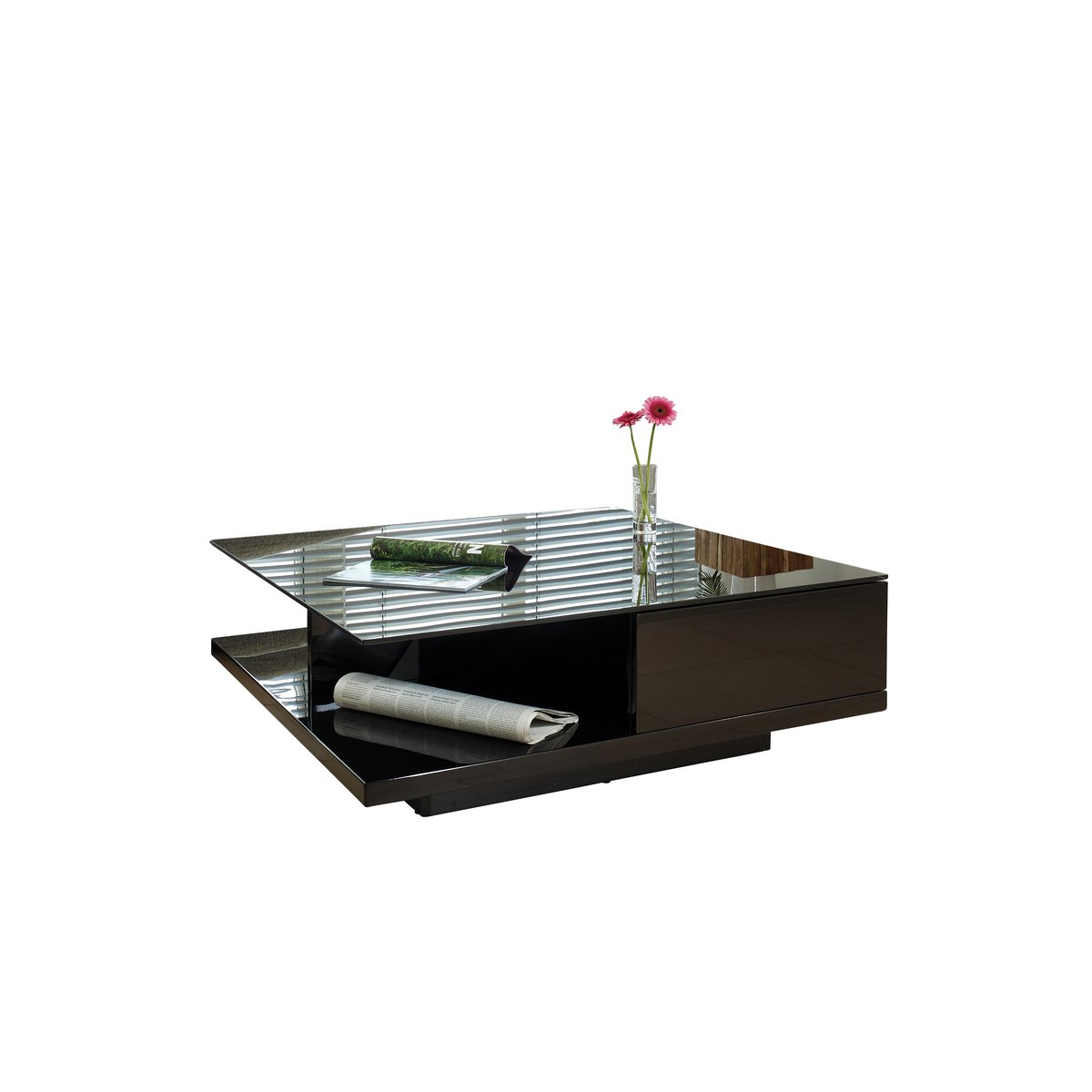 Salontafel 100x100x36 cm zwart