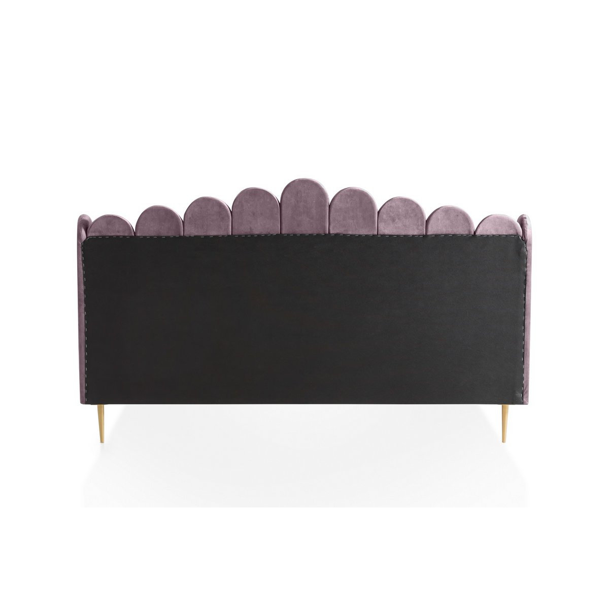 Fluwelen schelpenbed 140x200 cm