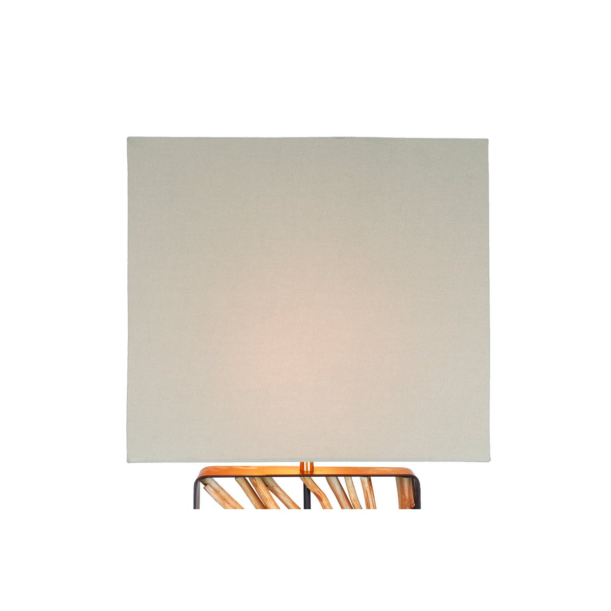 Vloerlamp drijfhout naturel/beige 165 cm