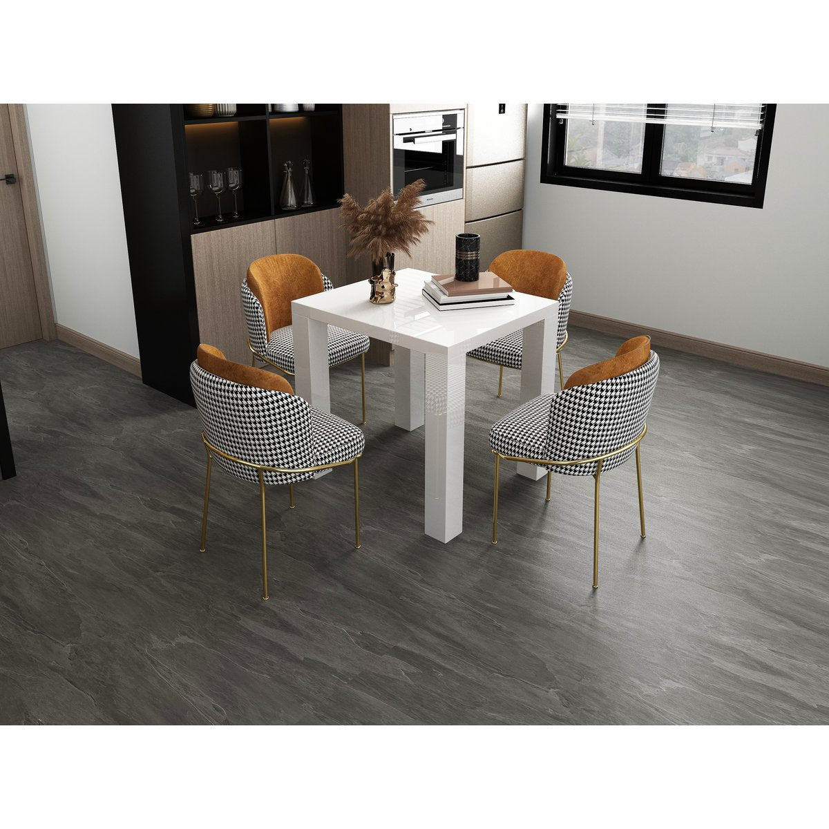 Eettafel 80x80 cm wit