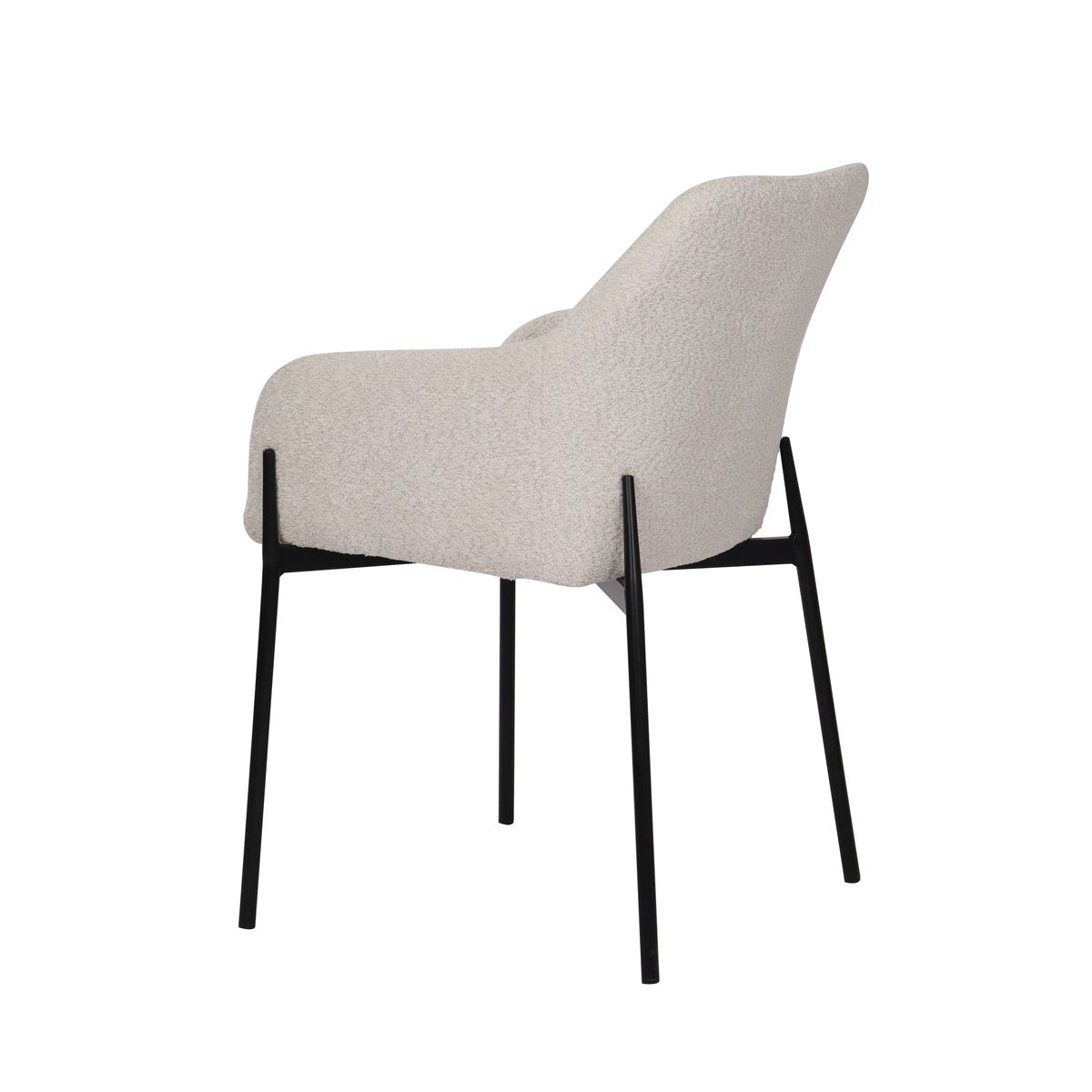 Set van 2 fauteuils met bouclé hoes