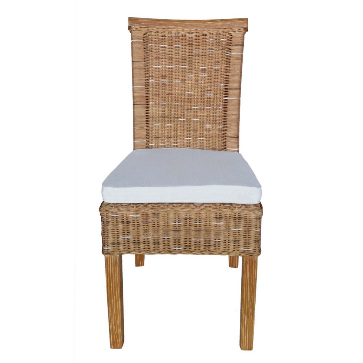 Eetkamerstoelen Set 6 stuks Rattan stoelen eettafel stoelen Perth Brown Corridors