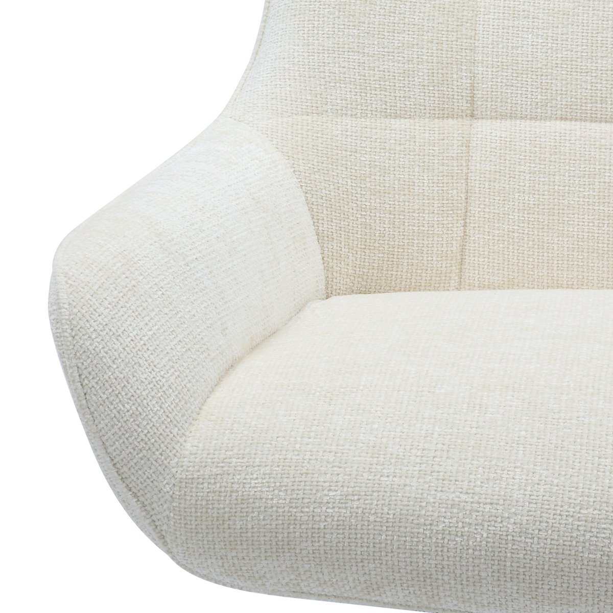 Fauteuil chenille stof beige