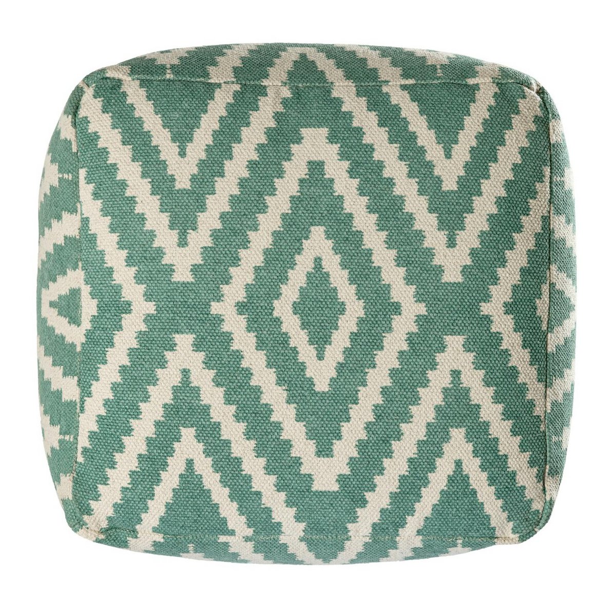 Zittend dobbelstenen voetkrukken stoel kruk 50x35x50cm pouf kelim vloerkussen peru zwarte taupe gele turquoise