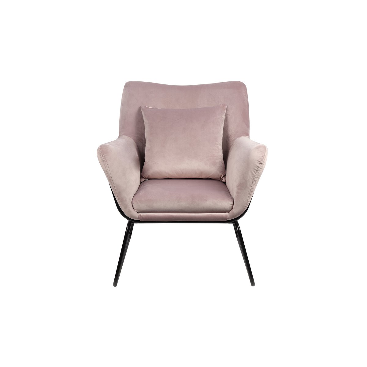Relax fauteuil bekleed met Rose fluweel