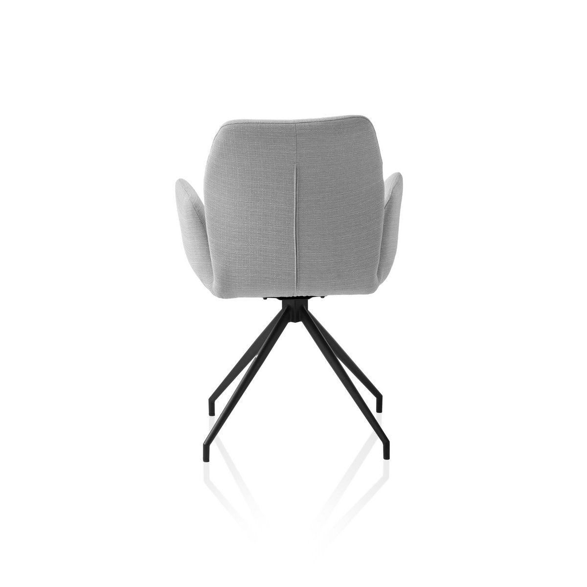 Fauteuil met 180° draaifunctie Lichtgrijs