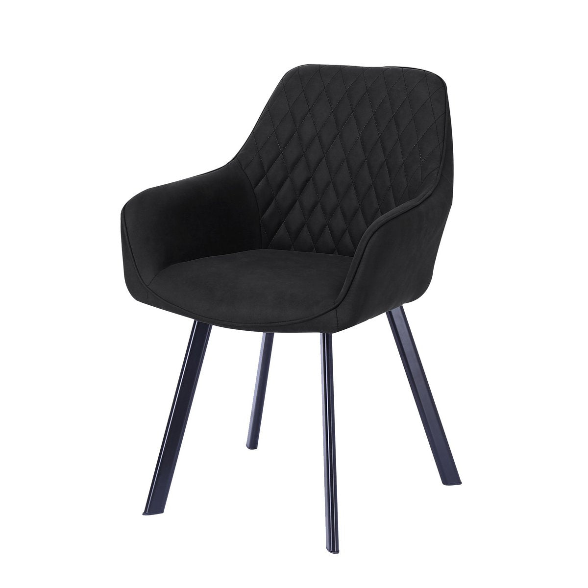 Set van 2 fauteuils, antraciet microvezel