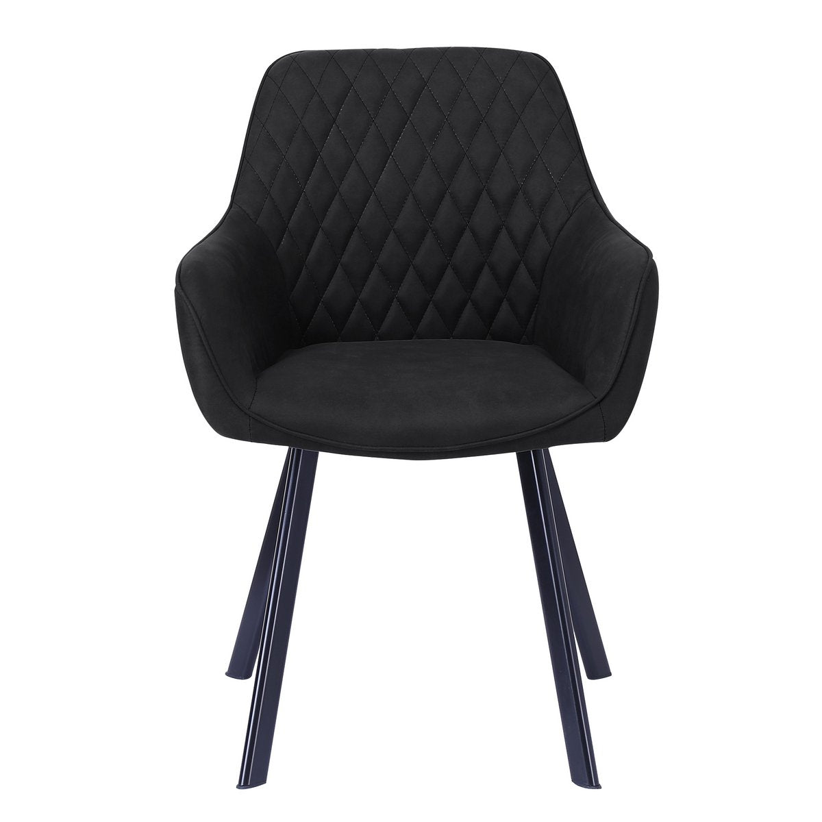Set van 2 fauteuils, antraciet microvezel