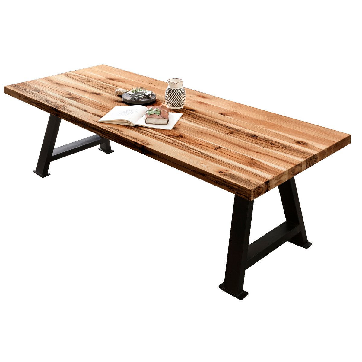 Antiek zwart tafelframe