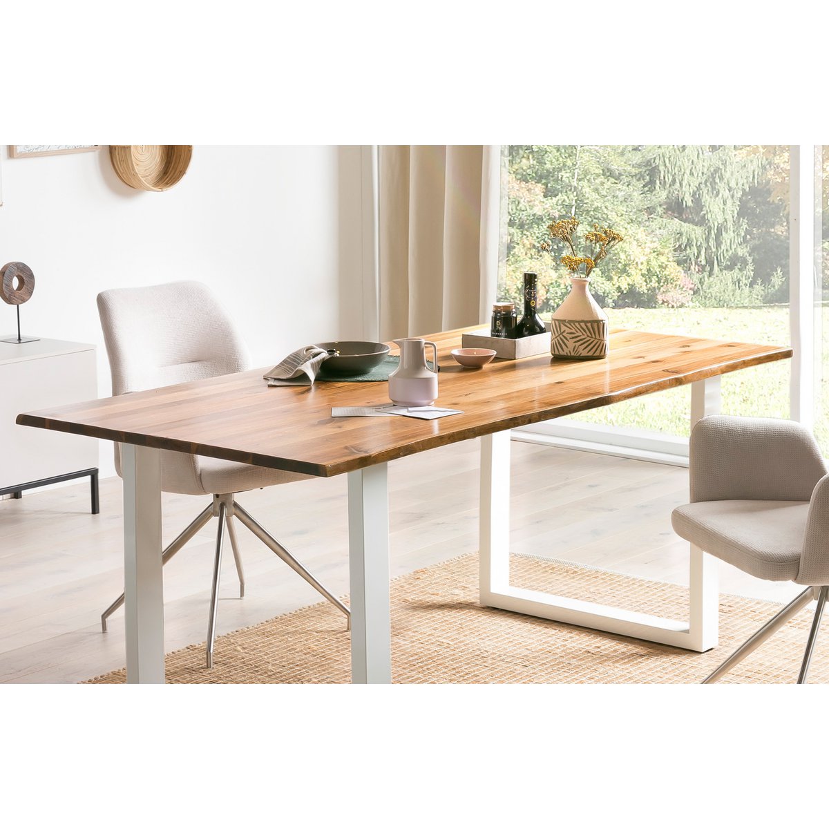Acacia eettafel 120x80 cm