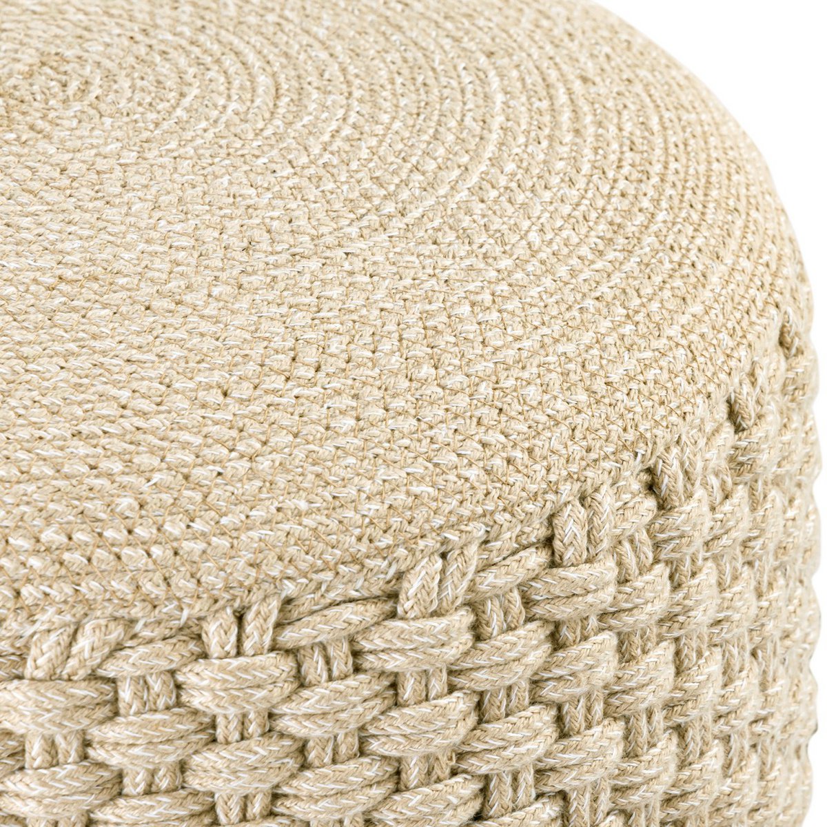 Krukken merino pouf outdoor Ø40 h45 cm stoel pouf kan worden vervuld
