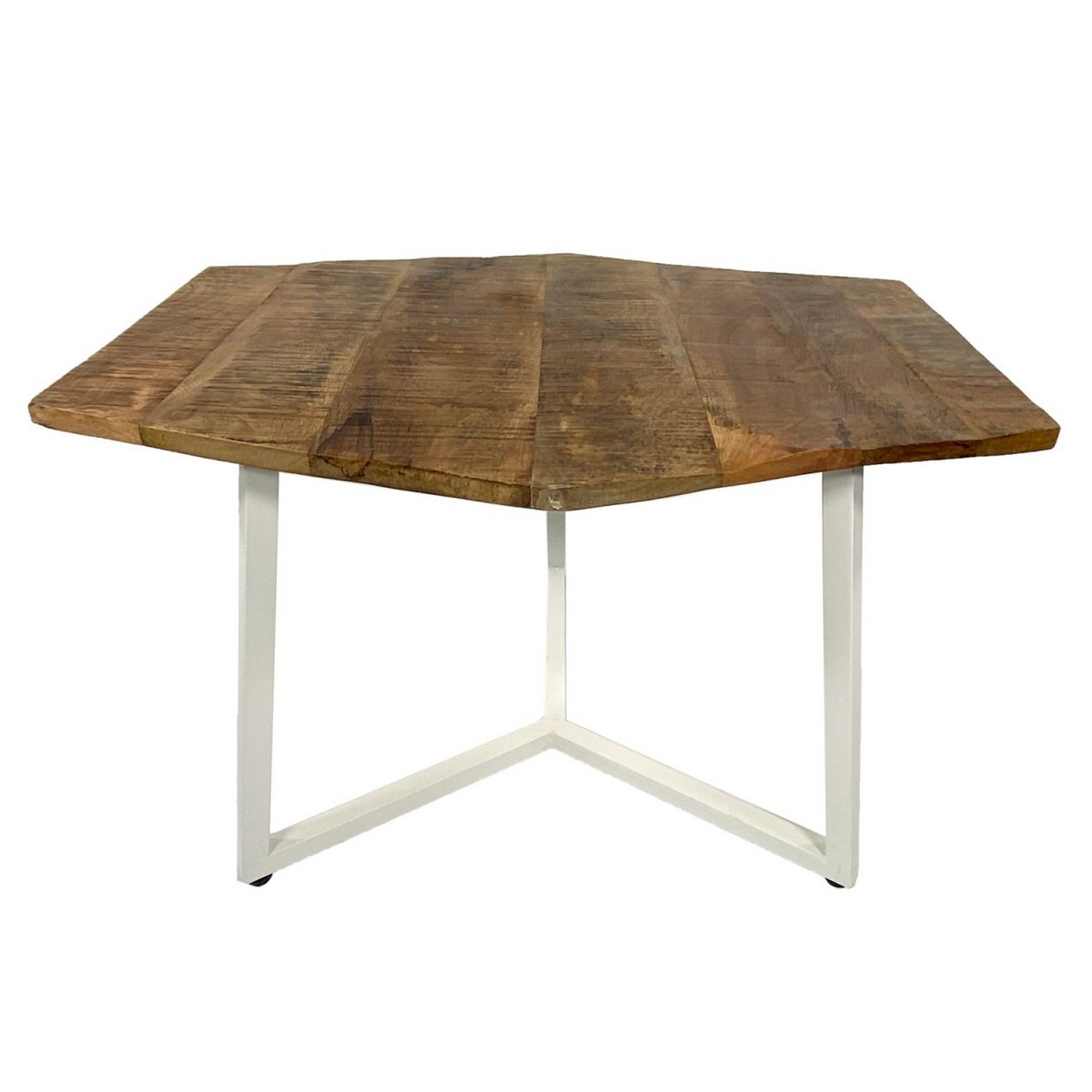Salontafel 74 x 56 cm woonkamer tafel bijzettafel lyon metalen frame