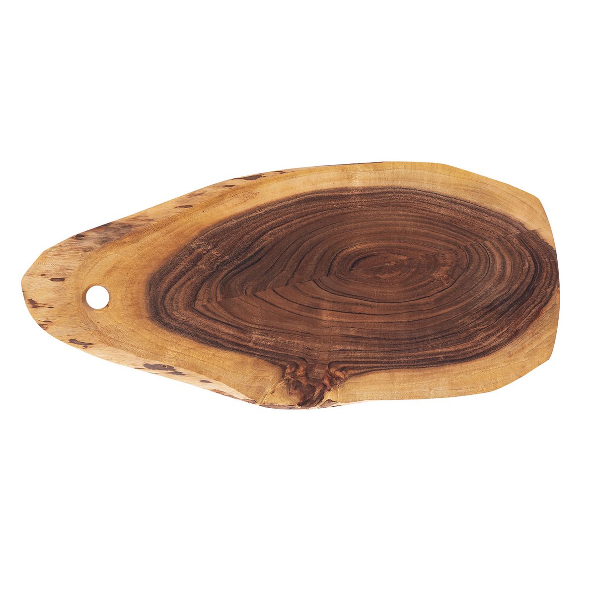 Boomschijfje van servicebord gelijmd 34x16cm of 52x24cm serveer tabletdecoratie Acacia massief