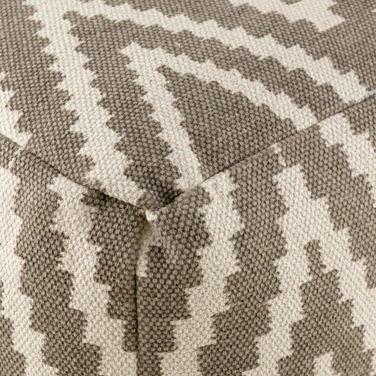 Zittend dobbelstenen voetkrukken stoel kruk 50x35x50cm pouf kelim vloerkussen peru zwarte taupe gele turquoise