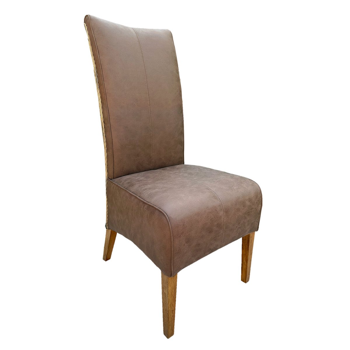Stoelen van eetkamer gestoffeerde stoel Rattan -stoel Sidney gestoffeerde lederen optieknootmus