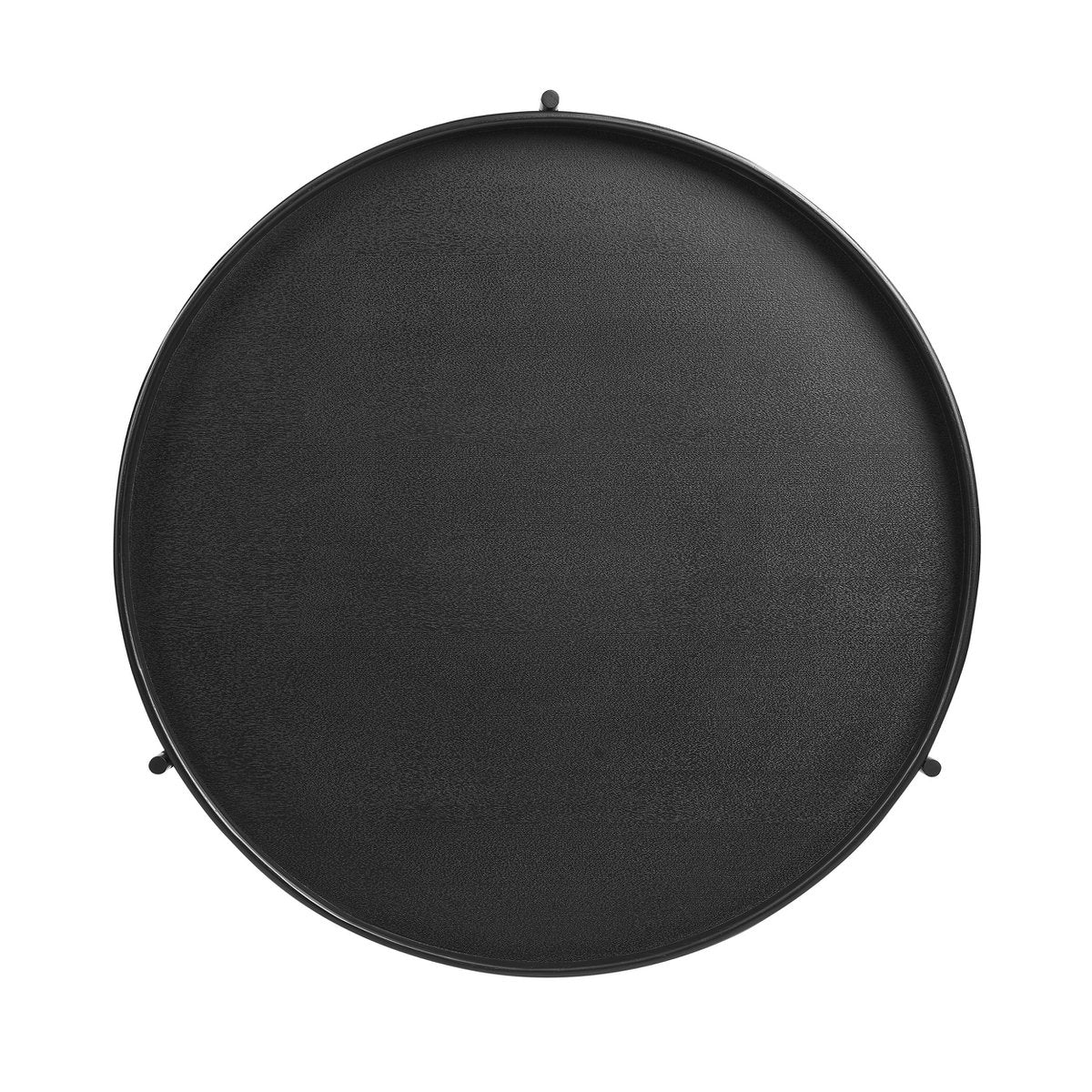 Salontafel set van 2 zwart