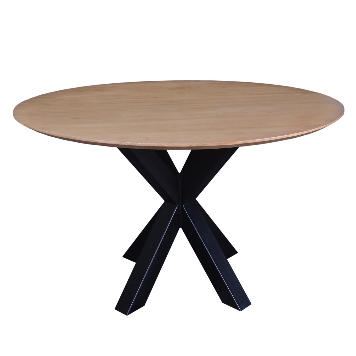 Tafel 120x120 cm gemaakt van Sungkai hout